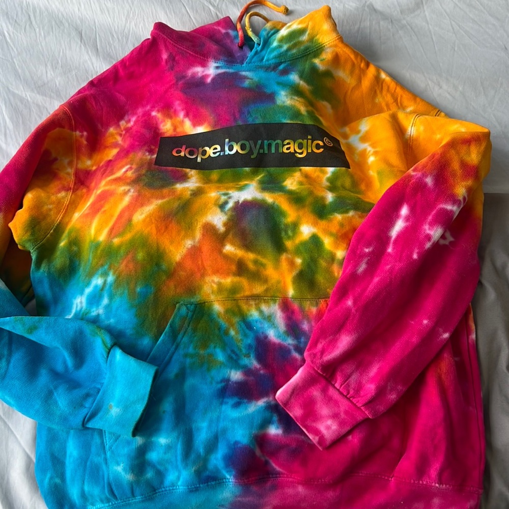 Chicago Dope Boy Magic tie dye hoodie